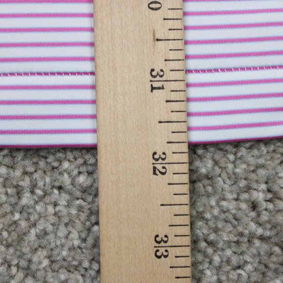 Peter Millar Polo Shirt Mens 2XL XXL Pink Crown Crafted Quick Dry Stretch S/S - Picture 13 of 14